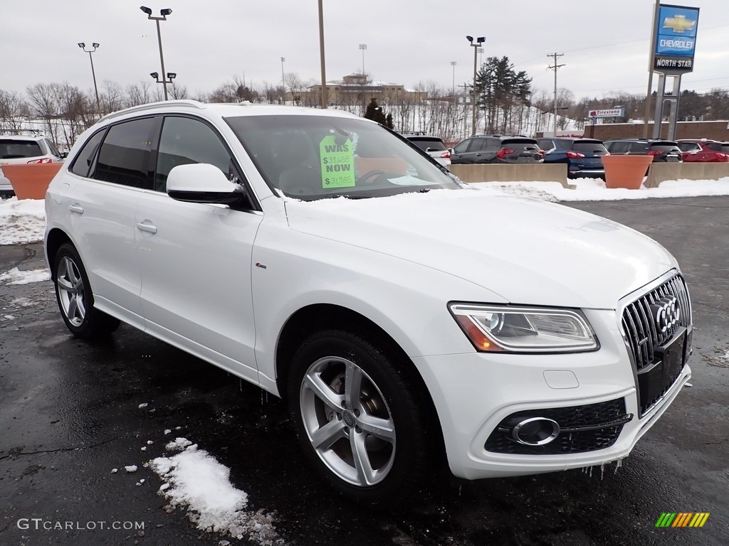 Ibis White 2017 Audi Q5 2.0 TFSI Premium Plus quattro Exterior Photo #143626547