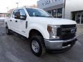 Oxford White - F250 Super Duty XL Crew Cab 4x4 Photo No. 8