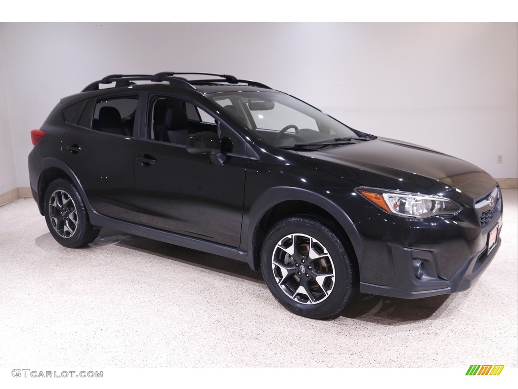 2019 Crosstrek 2.0i Premium - Crystal Black Silica / Black photo #1