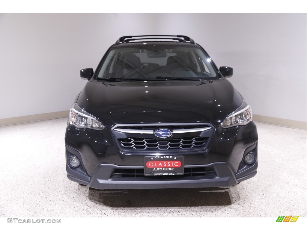 2019 Crosstrek 2.0i Premium - Crystal Black Silica / Black photo #2