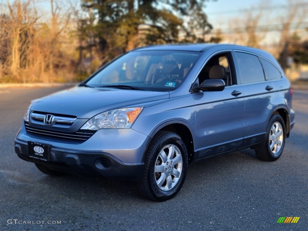 2007 CR-V EX 4WD - Royal Blue Pearl / Gray photo #1