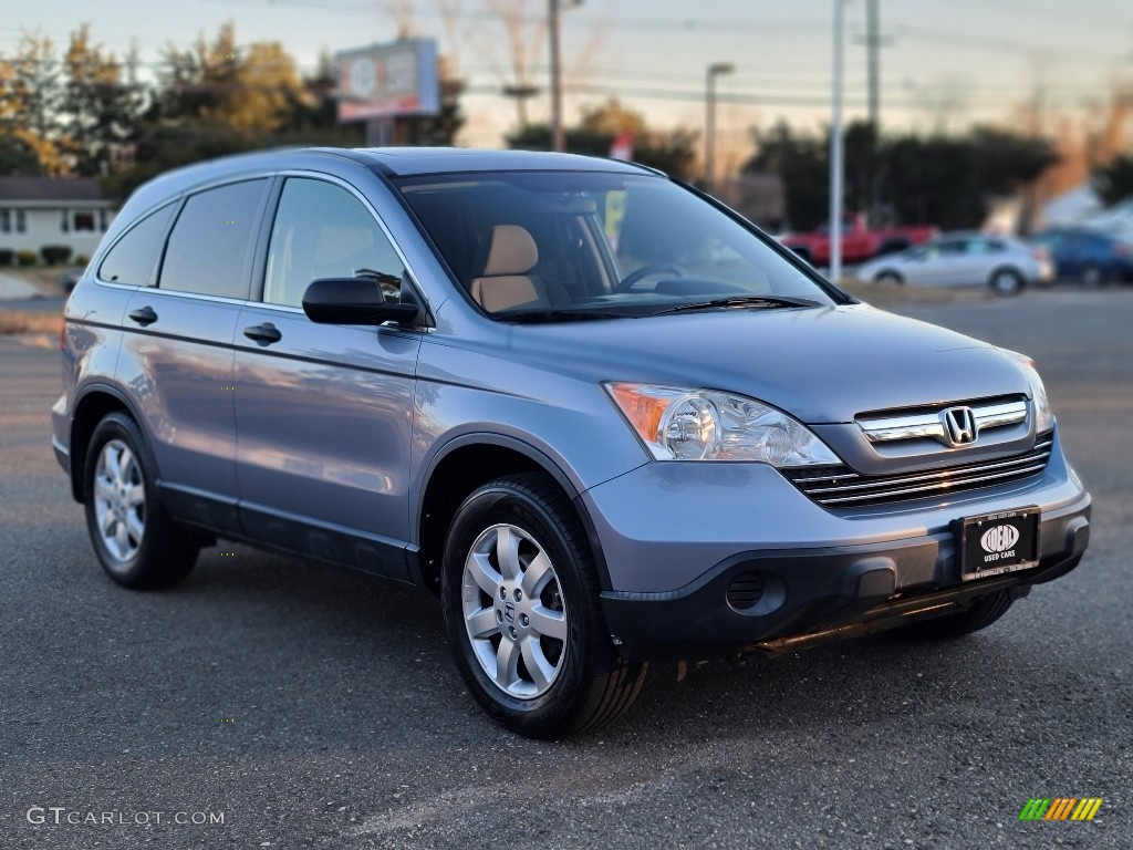2007 CR-V EX 4WD - Royal Blue Pearl / Gray photo #7