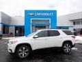 Pearl White 2019 Chevrolet Traverse LT AWD