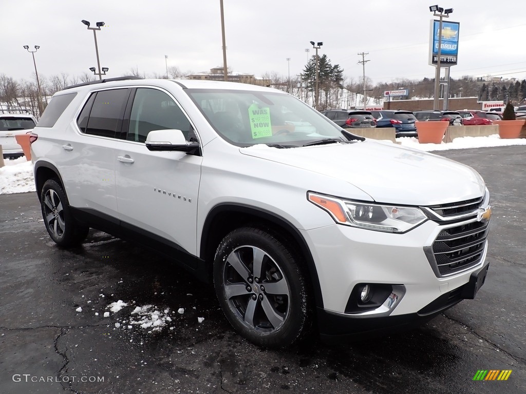 2019 Traverse LT AWD - Pearl White / Jet Black photo #11