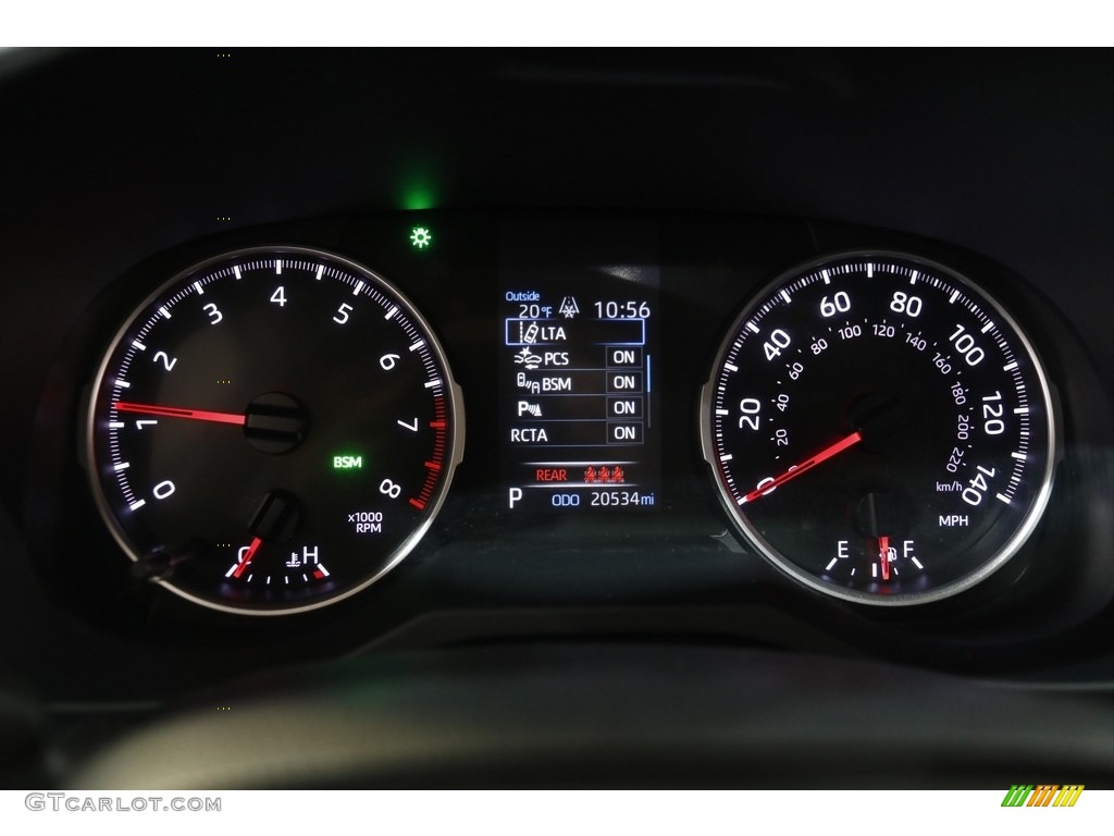 2019 RAV4 XLE - Silver Sky Metallic / Light Gray photo #8