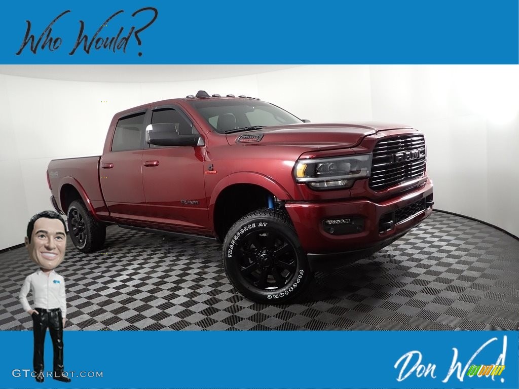 2022 Delmonico Red Pearl Ram 2500 Laramie Crew Cab 4x4 143626221 Photo