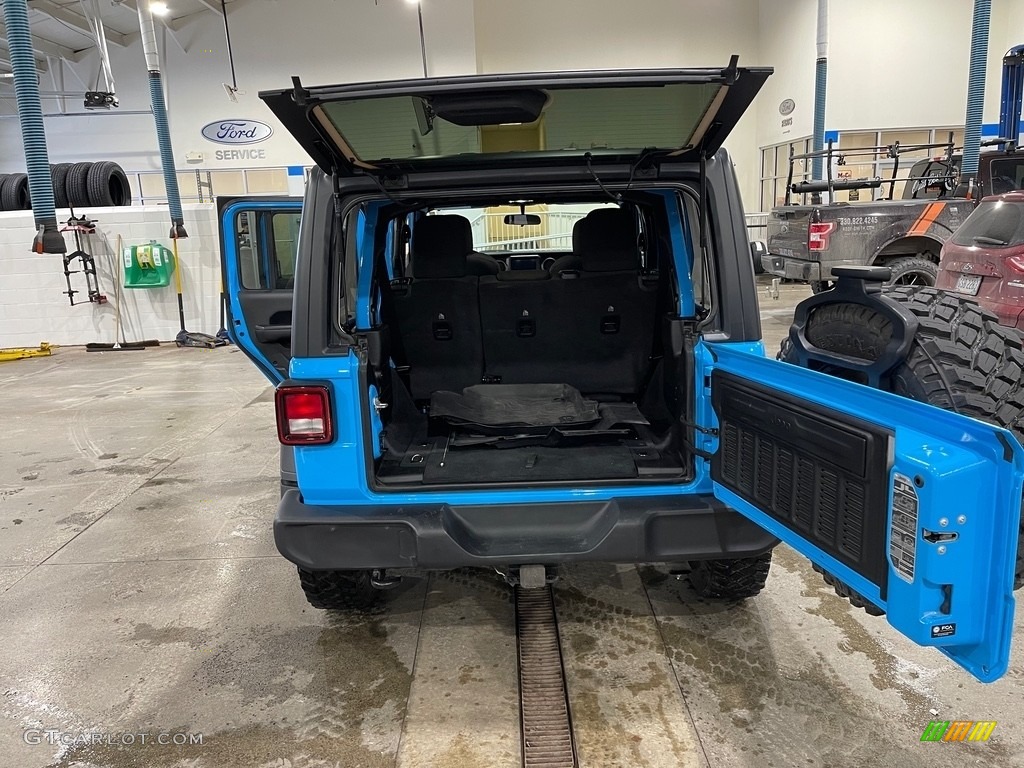 2021 Wrangler Unlimited Willys 4x4 - Chief Blue / Black photo #15