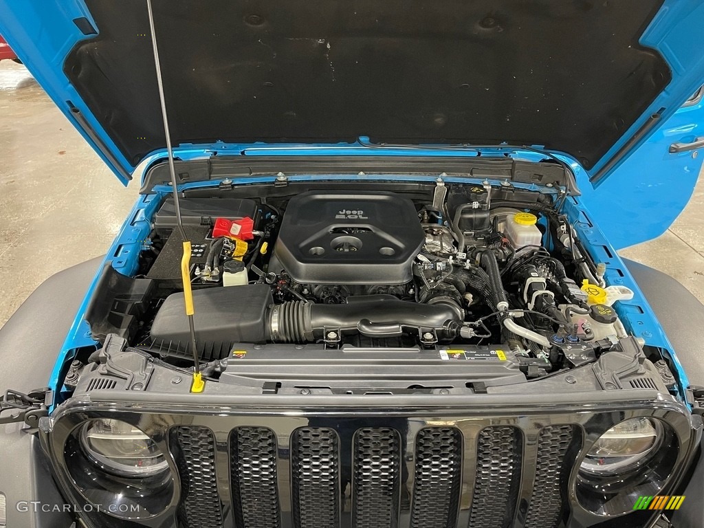 2021 Wrangler Unlimited Willys 4x4 - Chief Blue / Black photo #16