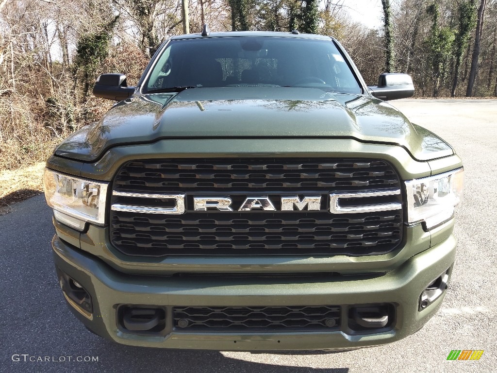 2022 2500 Big Horn Mega Cab 4x4 - Olive Green Pearl / Black photo #3