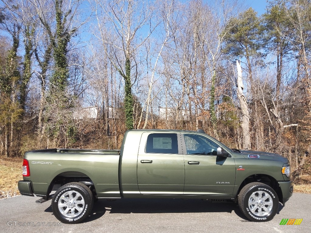 Olive Green Pearl 2022 Ram 2500 Big Horn Mega Cab 4x4 Exterior Photo #143629940