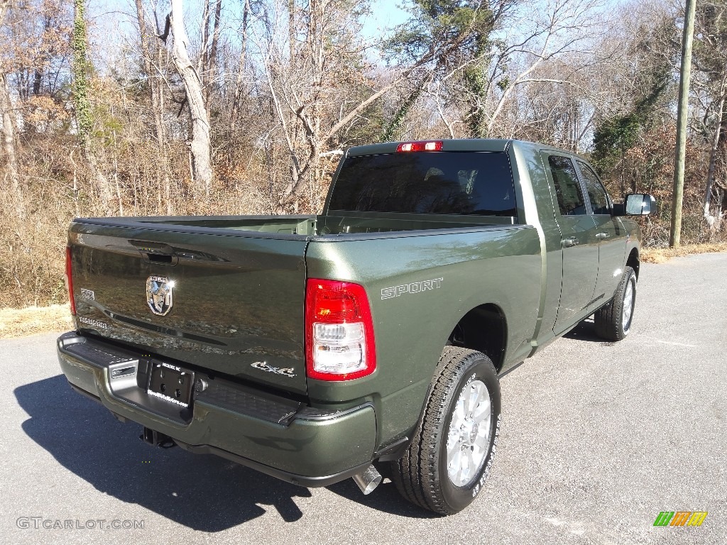 2022 2500 Big Horn Mega Cab 4x4 - Olive Green Pearl / Black photo #6