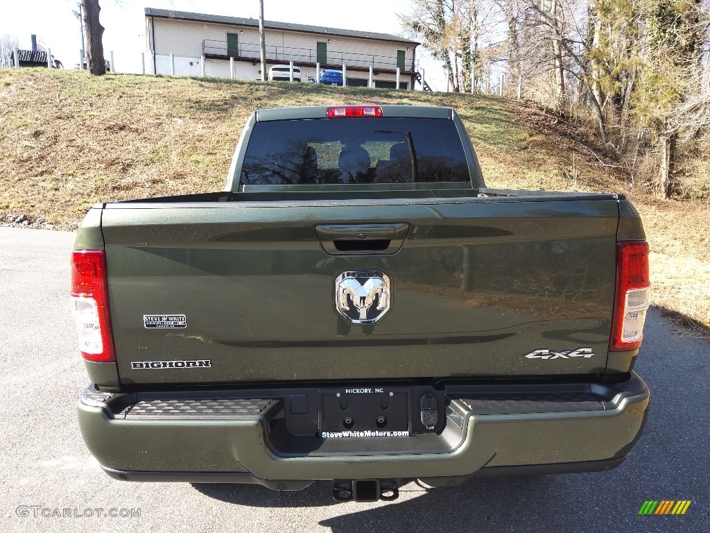 2022 2500 Big Horn Mega Cab 4x4 - Olive Green Pearl / Black photo #7