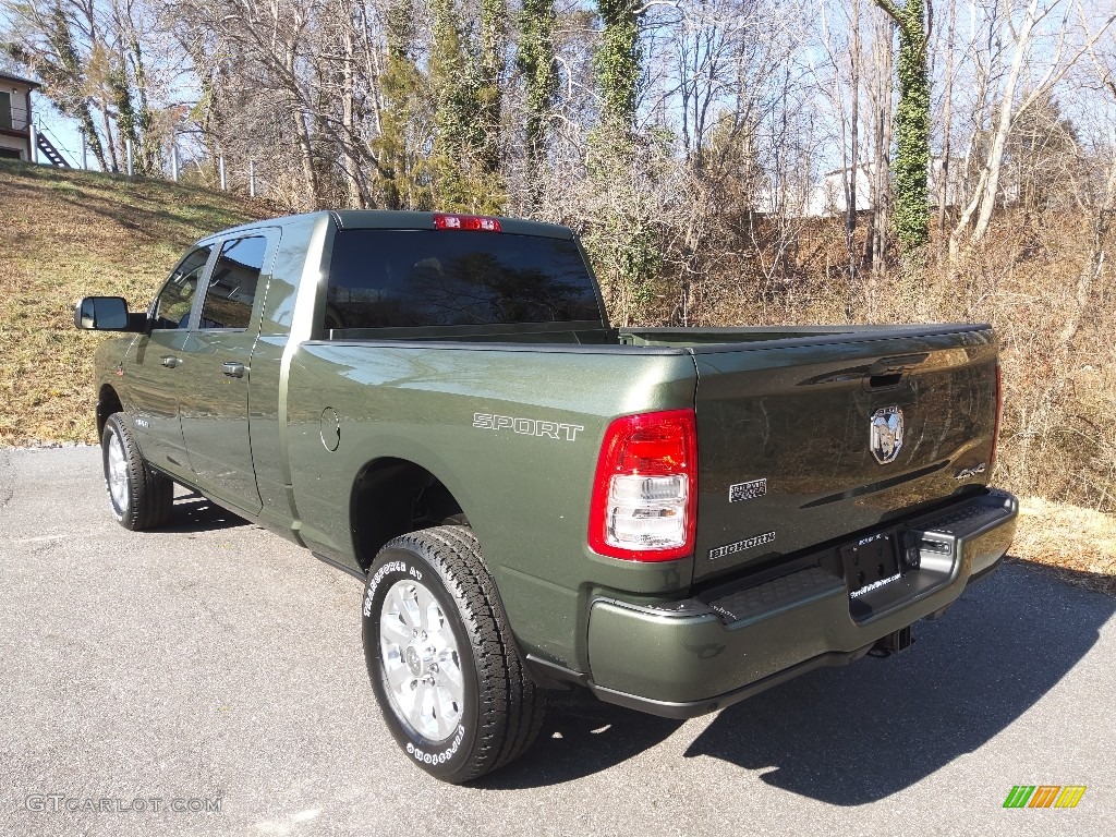 2022 2500 Big Horn Mega Cab 4x4 - Olive Green Pearl / Black photo #9