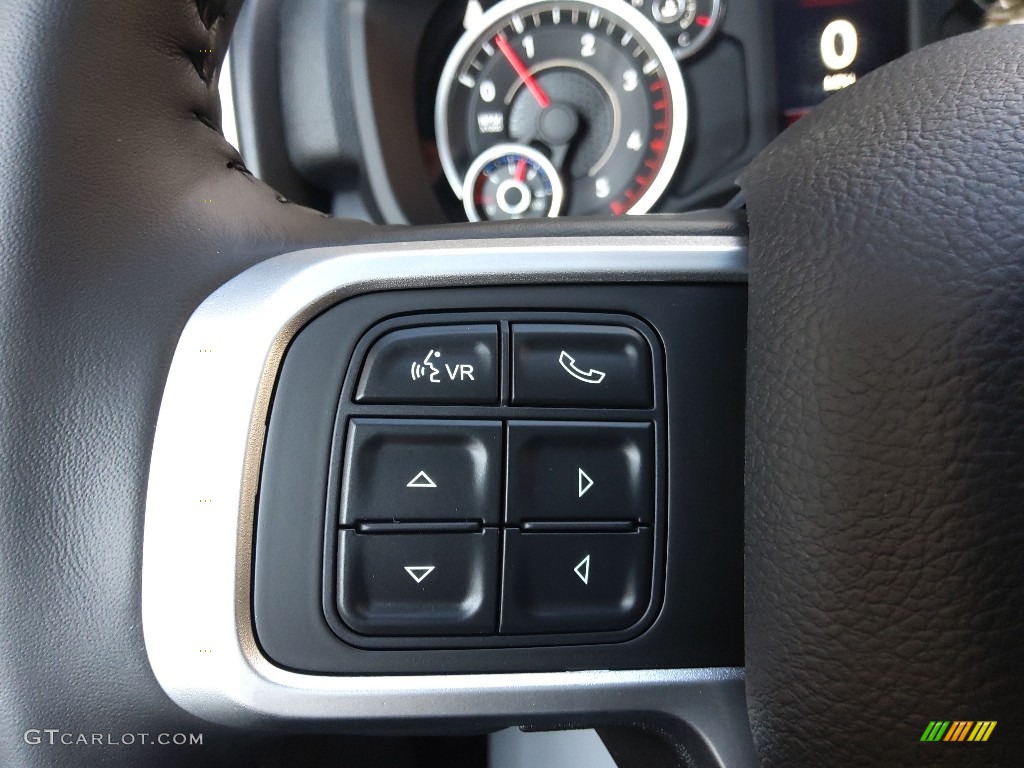 2022 Ram 2500 Big Horn Mega Cab 4x4 Black Steering Wheel Photo #143630300