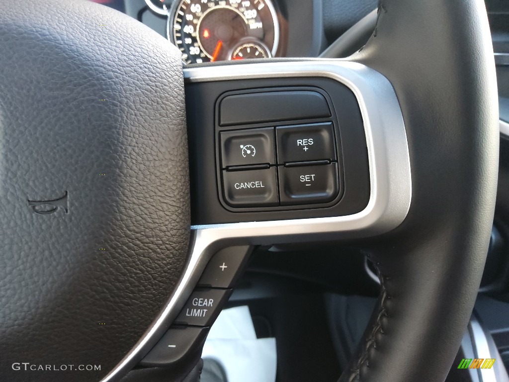 2022 Ram 2500 Big Horn Mega Cab 4x4 Black Steering Wheel Photo #143630321