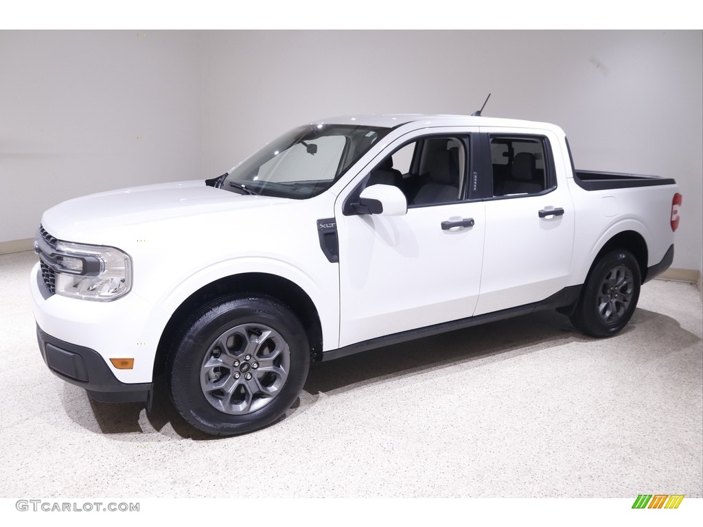 Oxford White 2022 Ford Maverick XLT AWD Exterior Photo #143630411