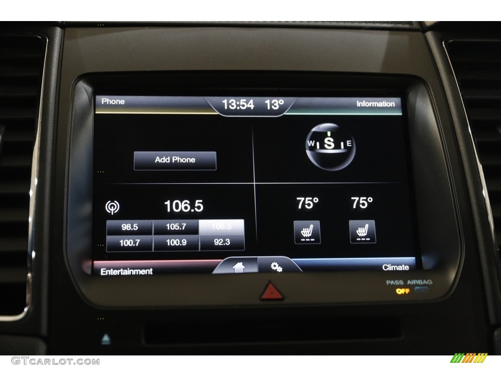 2015 Taurus SEL - Tuxedo Black Metallic / Charcoal Black photo #11