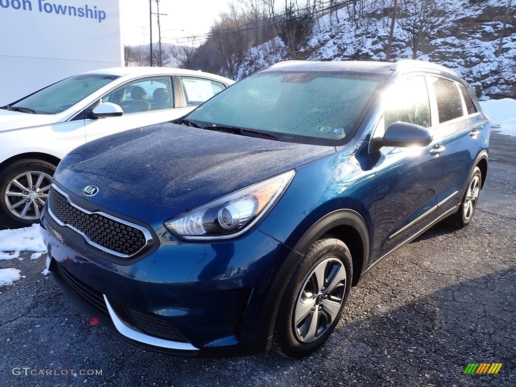 2019 Niro LX Hybrid - Deep Cerulean Blue / Black photo #1