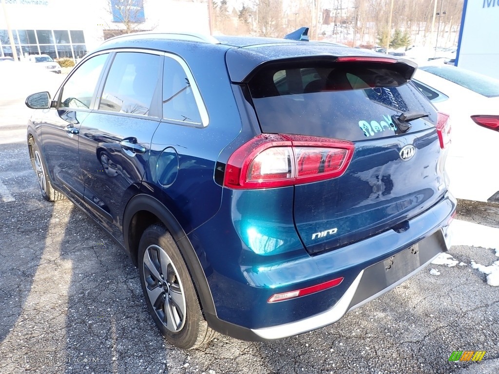 2019 Niro LX Hybrid - Deep Cerulean Blue / Black photo #2