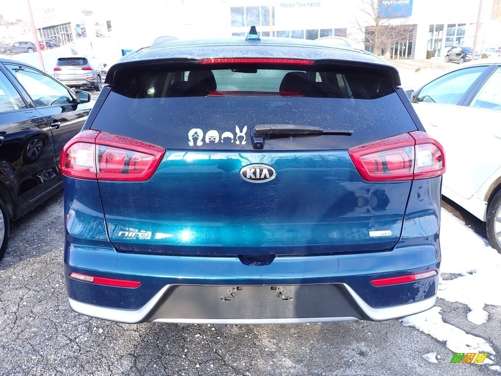 2019 Niro LX Hybrid - Deep Cerulean Blue / Black photo #3