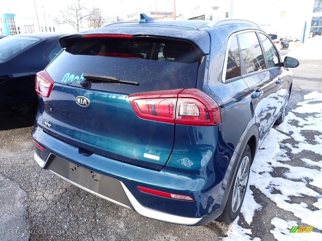 2019 Niro LX Hybrid - Deep Cerulean Blue / Black photo #4