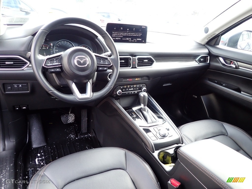 Black Interior 2021 Mazda CX-5 Grand Touring AWD Photo #143631956