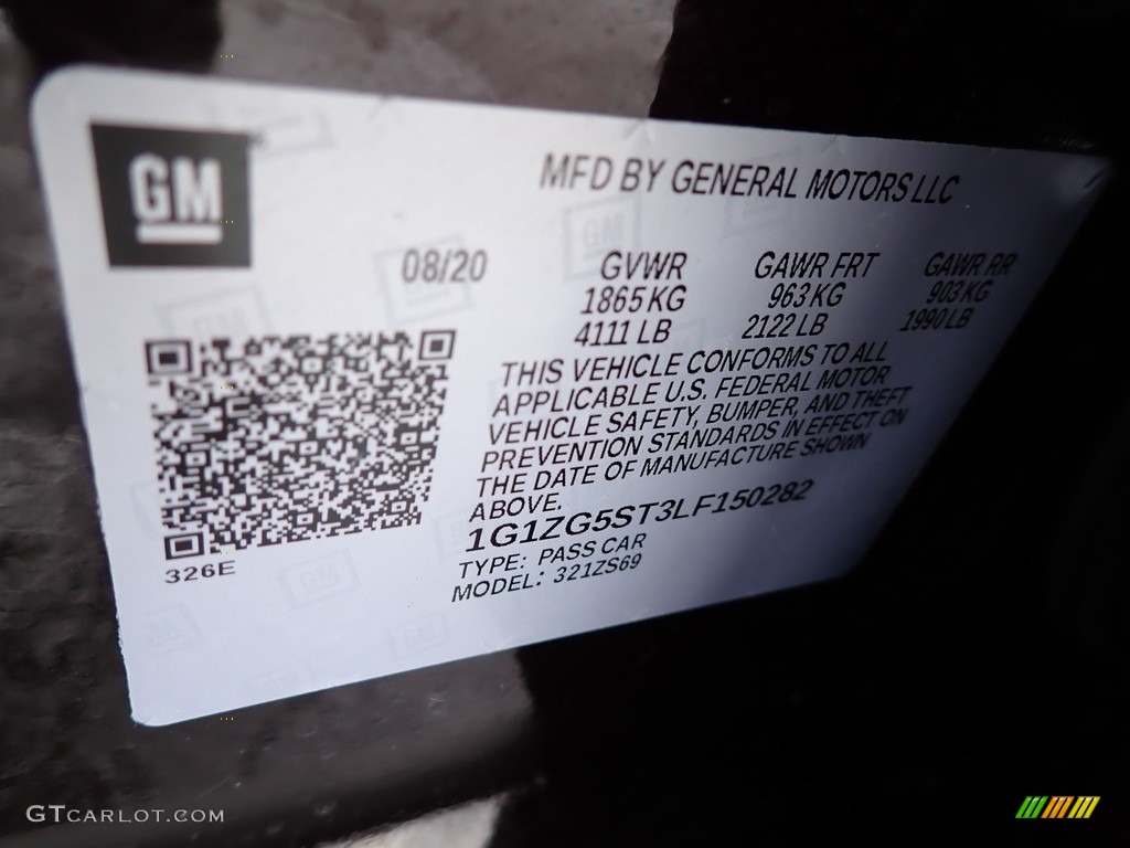 2020 Malibu RS - Black Cherry Metallic / Jet Black photo #28