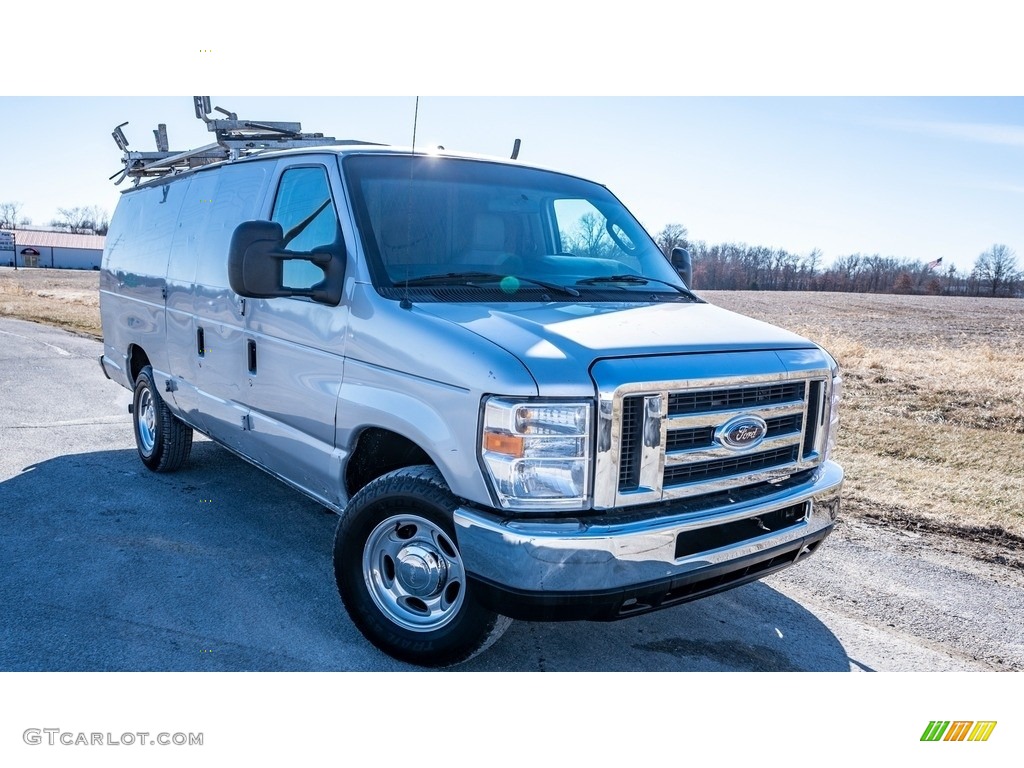 Ingot Silver Metallic 2011 Ford E Series Van E350 XL Extended Utility Exterior Photo #143634278