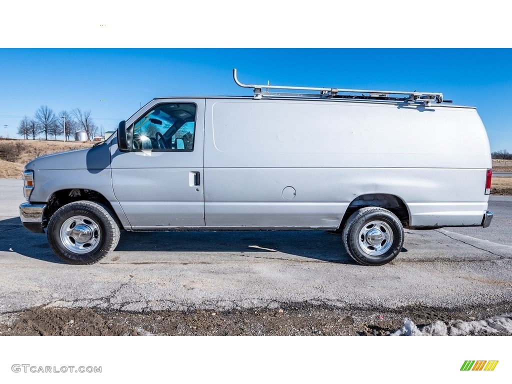 Ingot Silver Metallic 2011 Ford E Series Van E350 XL Extended Utility Exterior Photo #143634428