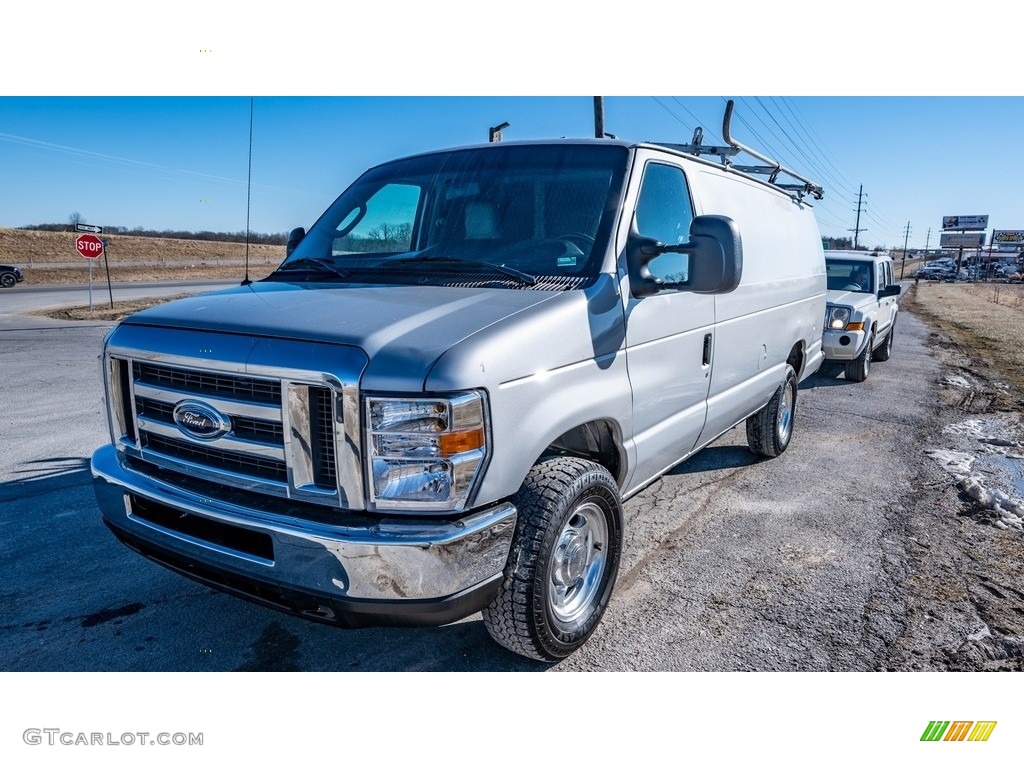 2011 E Series Van E350 XL Extended Utility - Ingot Silver Metallic / Medium Flint photo #8