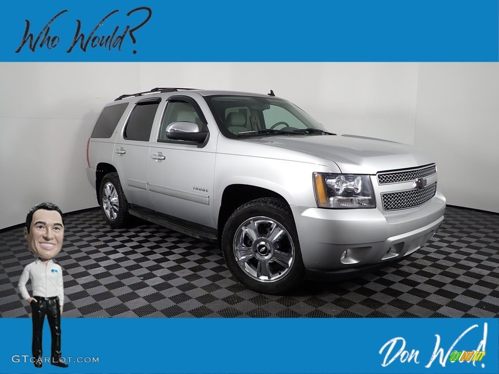 2010 Tahoe LTZ 4x4 - Sheer Silver Metallic / Light Titanium/Dark Titanium photo #1