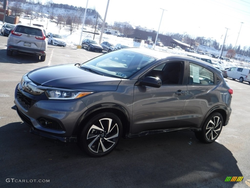 2019 HR-V Sport AWD - Modern Steel Metallic / Black photo #5
