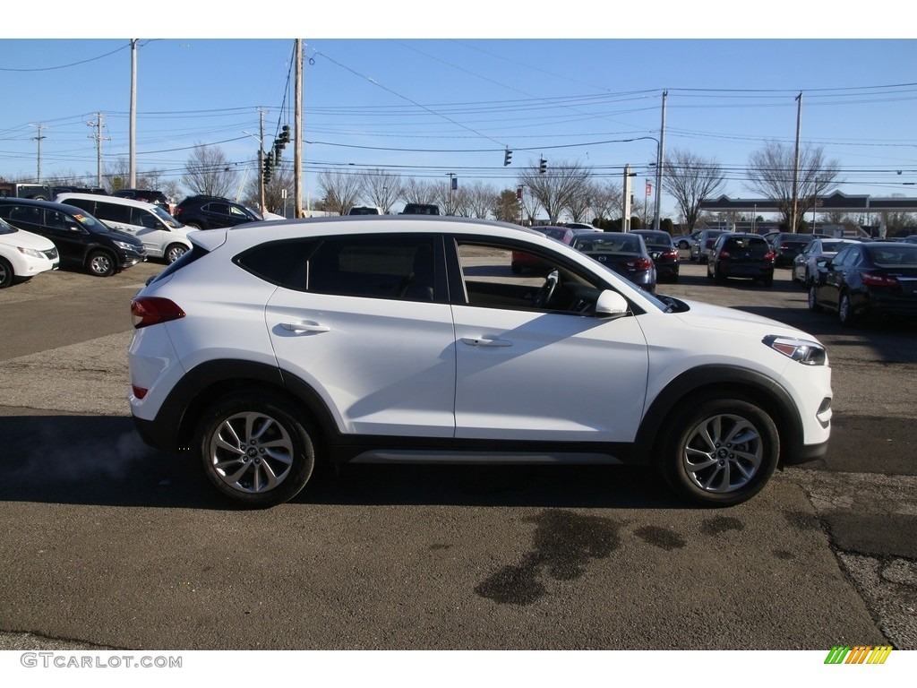 2017 Tucson SE AWD - Dazzling White / Beige photo #4