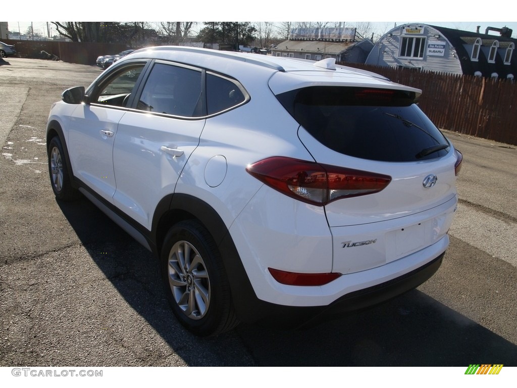 2017 Tucson SE AWD - Dazzling White / Beige photo #7