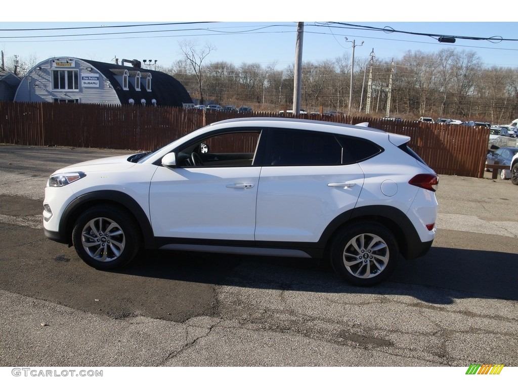 2017 Tucson SE AWD - Dazzling White / Beige photo #8