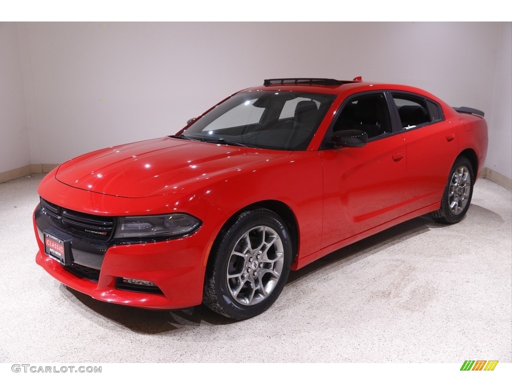2017 Charger SXT AWD - TorRed / Black photo #3