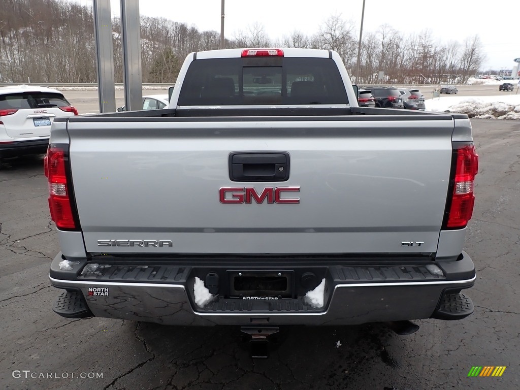 Quicksilver Metallic 2015 GMC Sierra 2500HD SLT Double Cab 4x4 Exterior Photo #143636408