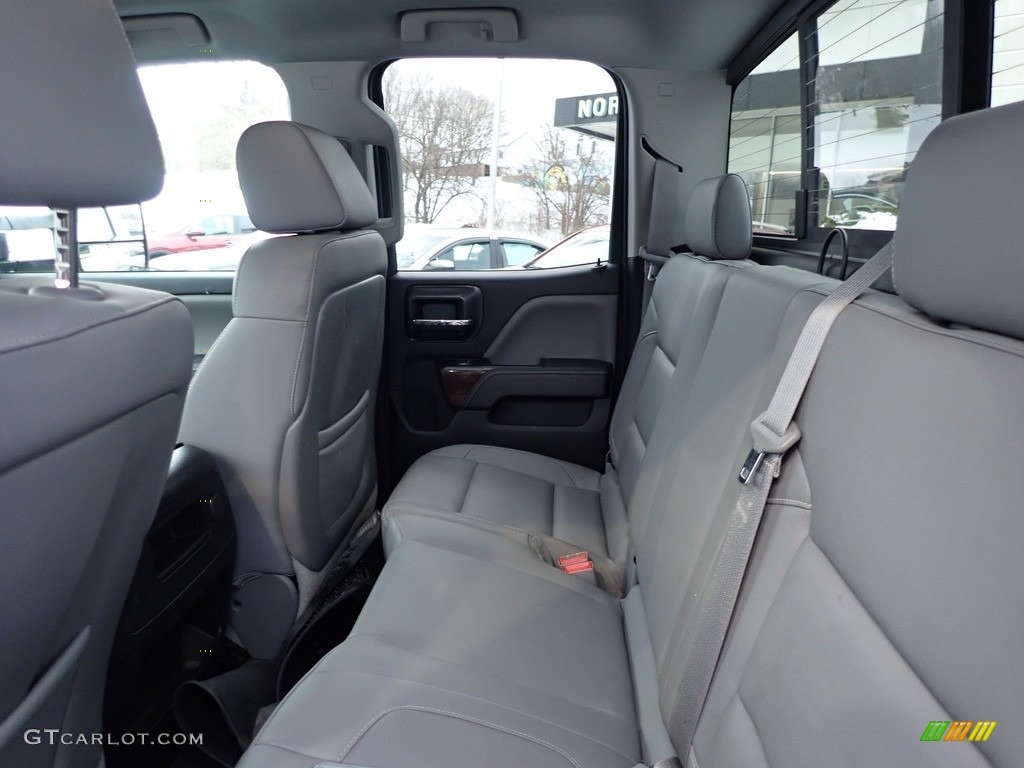 2015 GMC Sierra 2500HD SLT Double Cab 4x4 Rear Seat Photo #143636594