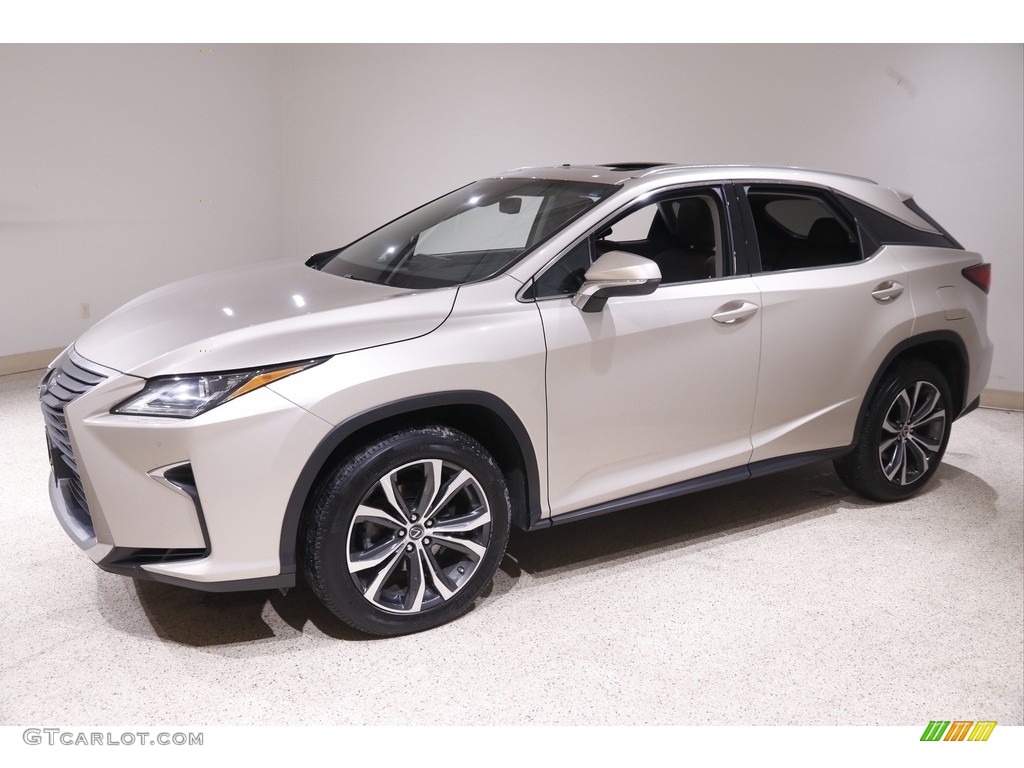 Satin Cashmere Metallic 2019 Lexus RX 350 AWD Exterior Photo #143636894