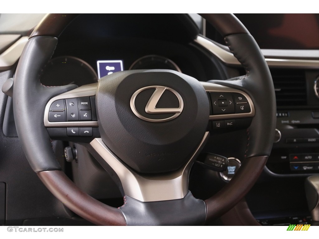 2019 Lexus RX 350 AWD Noble Brown Steering Wheel Photo #143636984