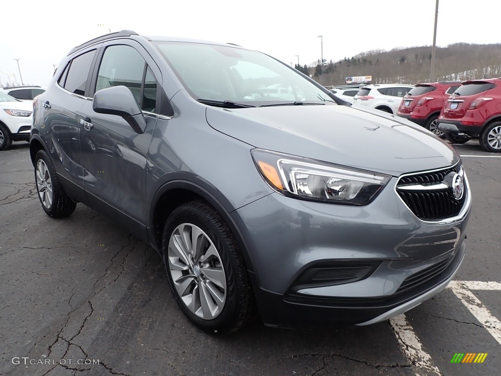 Satin Steel Metallic 2020 Buick Encore Preferred Exterior Photo #143637041