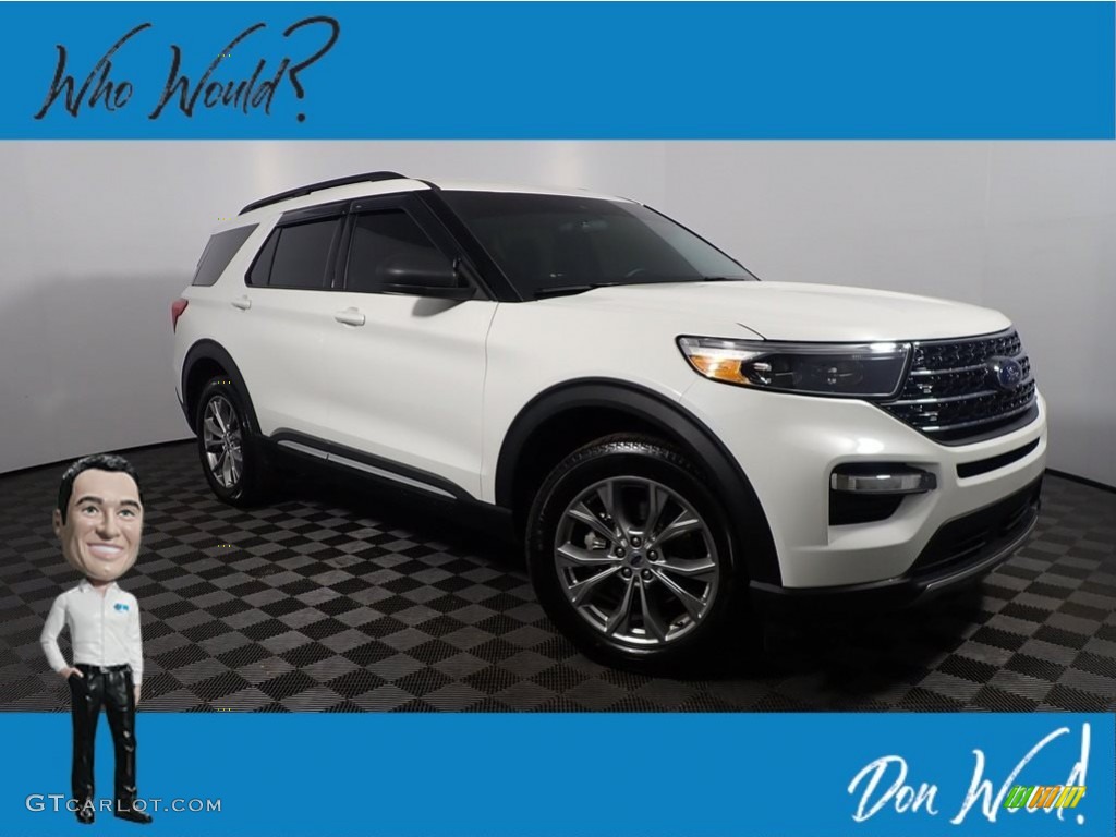 Oxford White Ford Explorer