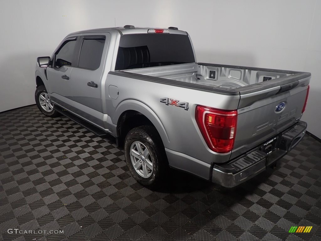 2021 F150 XL SuperCrew 4x4 - Iconic Silver / Medium Dark Slate photo #14