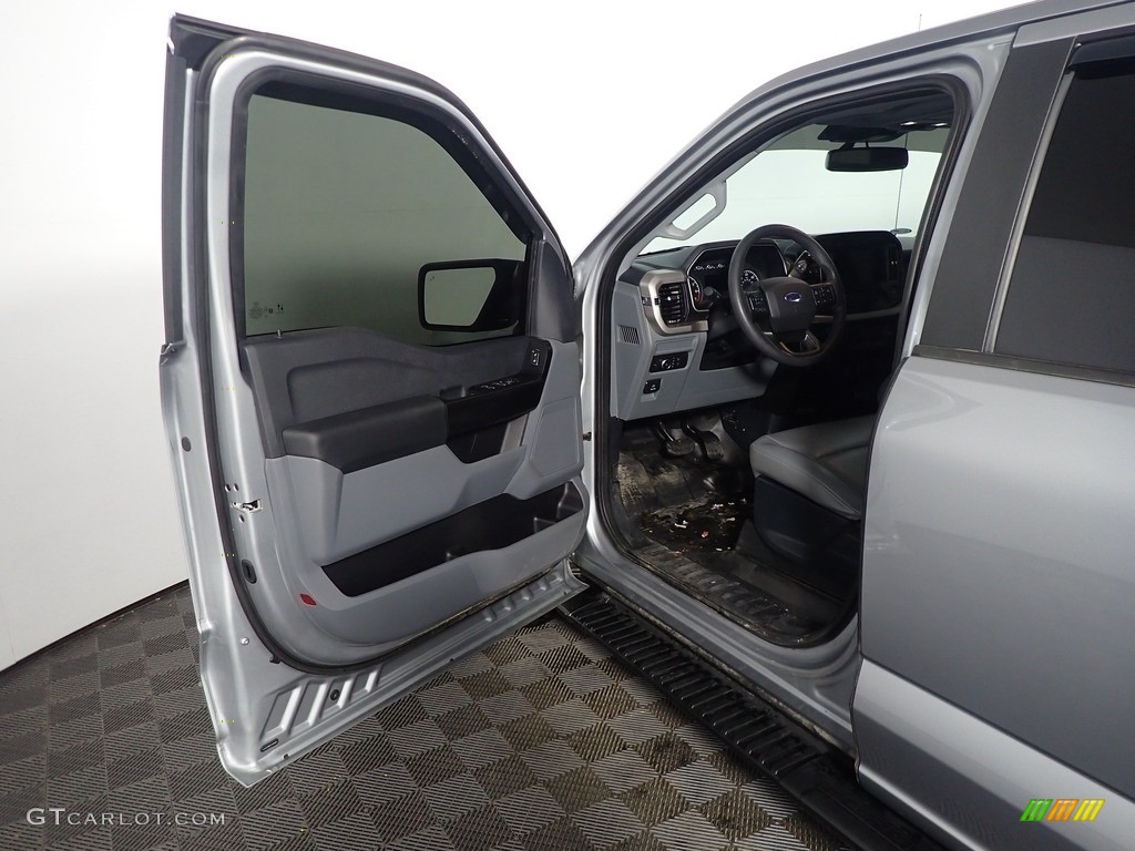 2021 F150 XL SuperCrew 4x4 - Iconic Silver / Medium Dark Slate photo #20