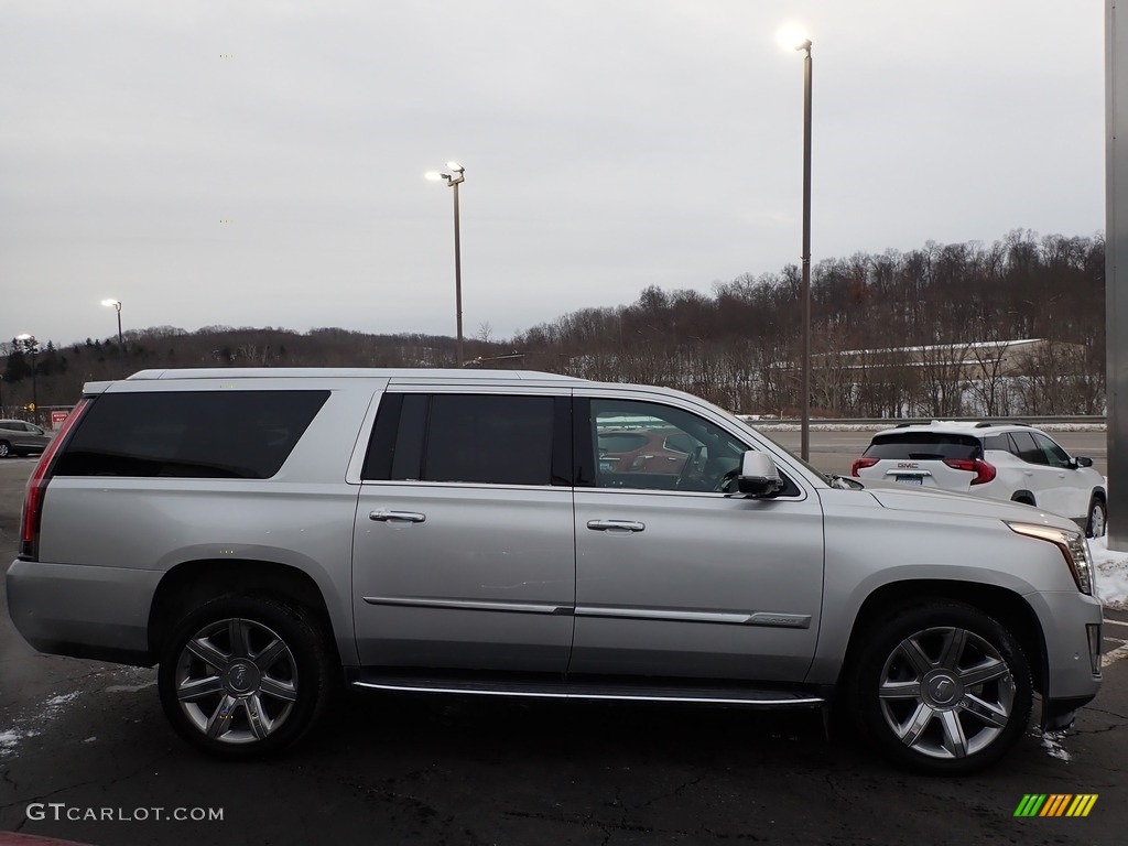 Radiant Silver Metallic 2019 Cadillac Escalade ESV Luxury 4WD Exterior Photo #143638913