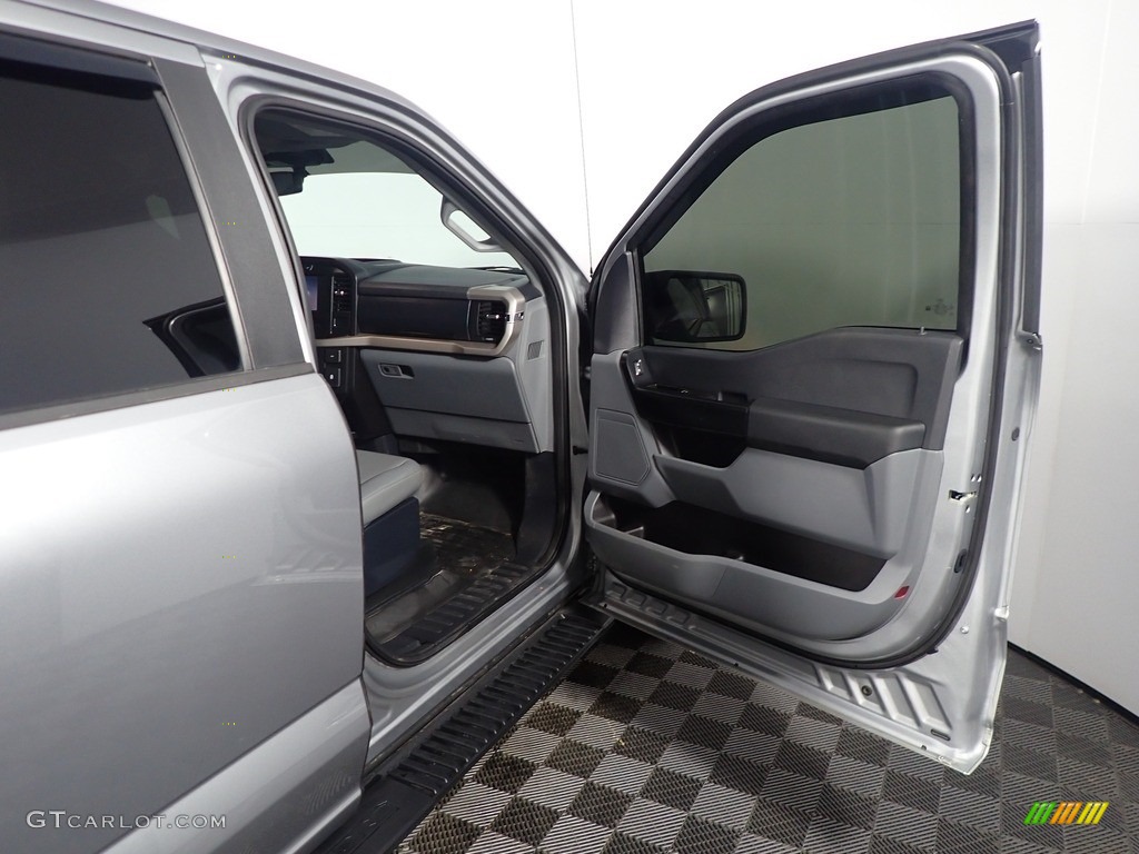 2021 F150 XL SuperCrew 4x4 - Iconic Silver / Medium Dark Slate photo #37