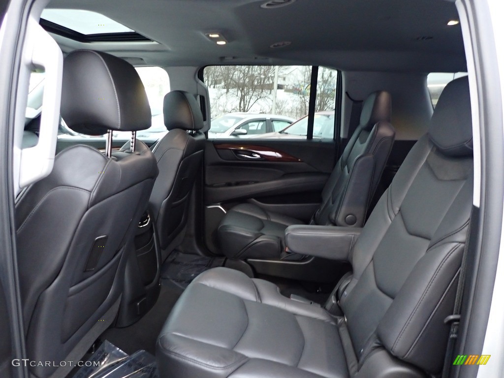 Jet Black Interior 2019 Cadillac Escalade ESV Luxury 4WD Photo #143639117
