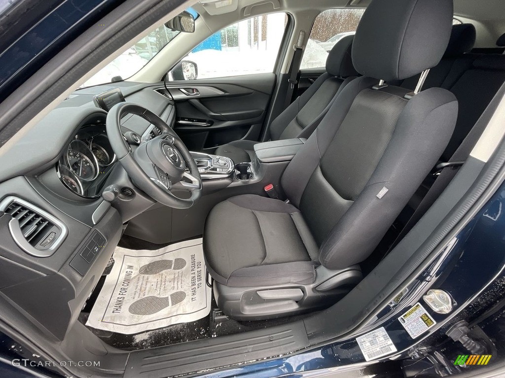 Black Interior 2019 Mazda CX-9 Sport AWD Photo #143639756