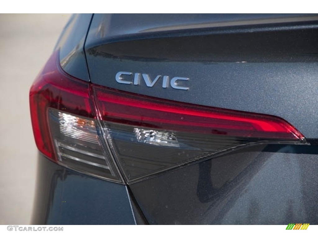 2022 Civic Sport Sedan - Meteorite Gray Metallic / Black photo #6