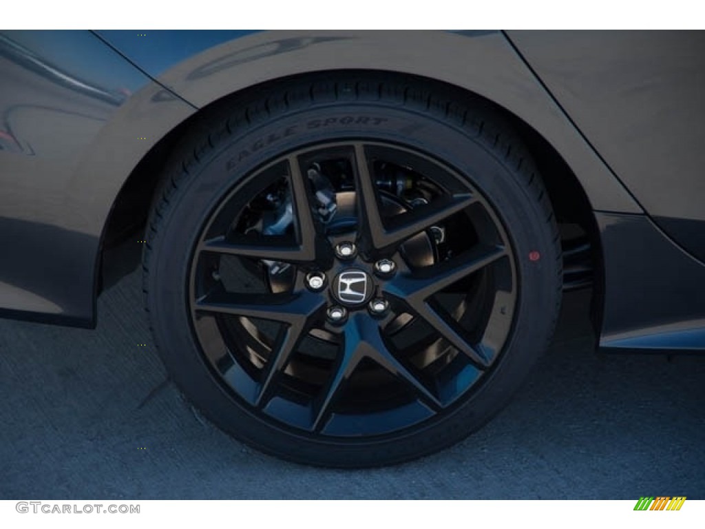 2022 Civic Sport Sedan - Meteorite Gray Metallic / Black photo #10